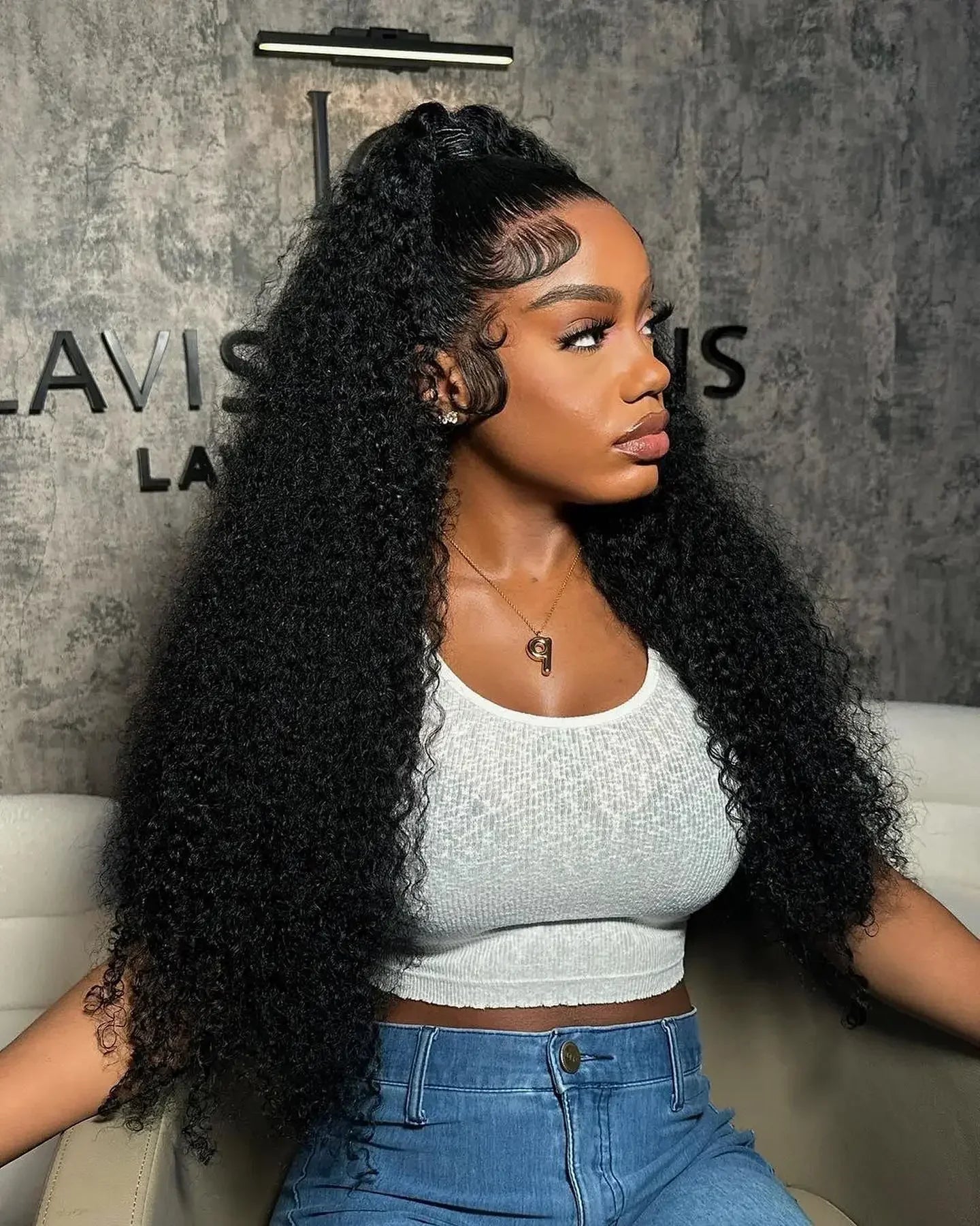 High Density 13x6 Hd Lace Frontal Wigs Brazilian 30 40 Inch Loose Deep Wave Curly Human Hair Wigs For Black Women Preplucked